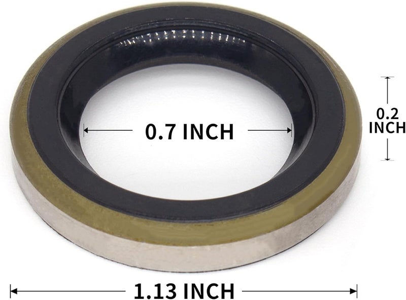GluckMarine GlückMarine 321466 2 Pcs Oil Seals for Johnson Evinrude 50-125 HP Outboard Motors replace 0321466 313337 777531 Sierra 18-2059 - Image 5